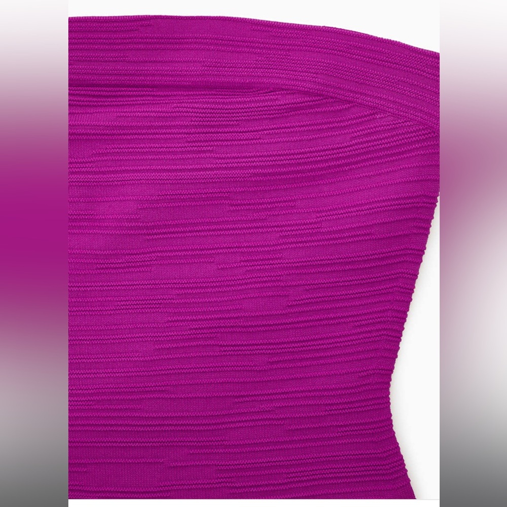 COS TEXTURED BANDEAU TOP NWT